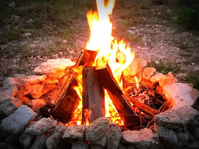 photo of a bonfire